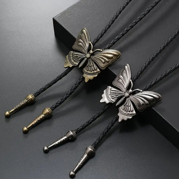 Butterfly bolo tie - Picture 1 of 4
